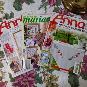 Vintage French Home Décor Magazines, Burda, Knitting, Crochet, Embroidery etc.
